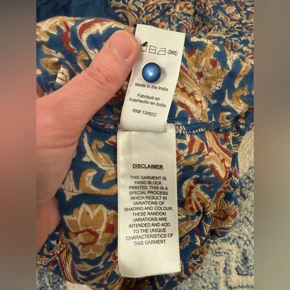 Emerson Fry India Collection Frances 3 Dress - Tamara Size Medium - Picture 13 of 13